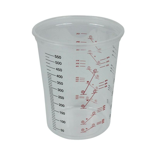 PC-600 Polypropylene Paint Mixing Cup 600ml, Pack of 50 - Starchem