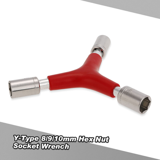 Y-Type Triangle Hex Nut 8mm 9 mm 10mm 3-Way Socket Wrench Spanner fpv Quadcopter Propeller Changer Universal rc Tool