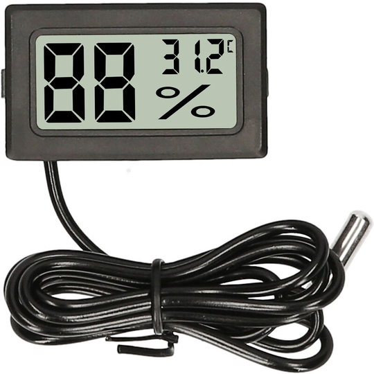 Superseller - Digital Aquarium Thermometer lcd Fish Tank Temperature Meter Gauge with Waterproof ntc Probe -50°C~110°C for Refrigerator Fish Tank,