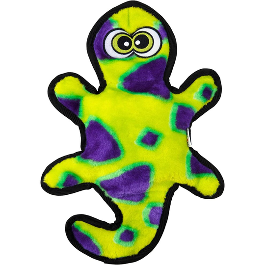 Outward Hound Invincibles Dog Toy Green Gecko Plush Toy - Medium
