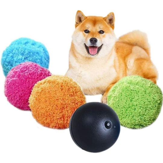 Dksfjkl - Magic Roller Ball, Toy Practical Toys Safe Automatic Roller Ball Magic Ball Dog Cat Interactive Pet Toys, Electric Dog Ball Pet Cat Toy, 1