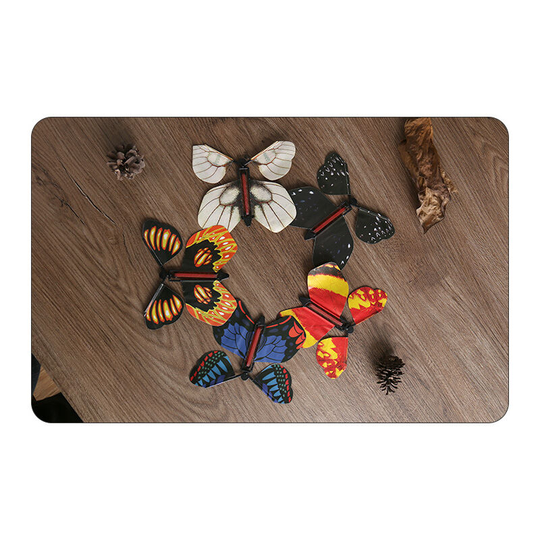 Ilovemilan - Magic Wind Up Flying Great Surprise Gift Butterfly in The Book Rubber Band Powered Magic Fairy Flying ,Toy Great Surprise Gift (5 Packs)