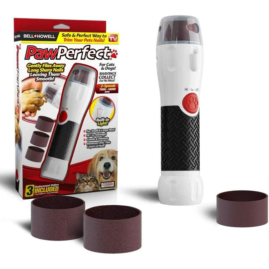 Rotary Pet Nail File with 7,000-14,000 rpm for Dogs, Cats and Other Small Animals Seen on tv