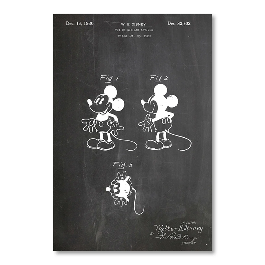 Mickey Mouse by House of Borders Graphic Art