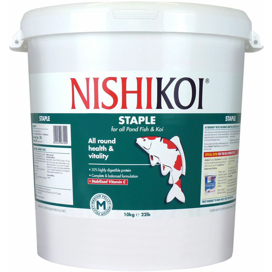 10kg Nishikoi Staple Pellets (medium)
