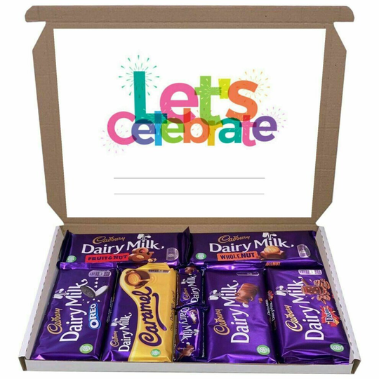 (Lets Celebrate) Personalised Cadbury Chocolate Gift Hamper Box