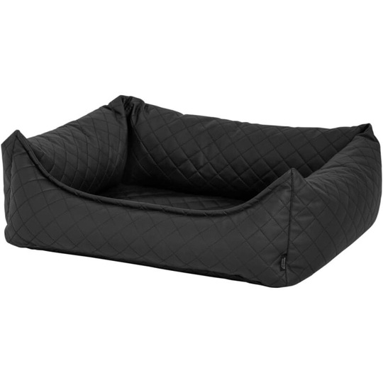 Dog Bed Skai Check 120x95x28 cm Grey Madison Grey