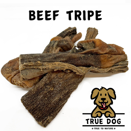 (1kg) Dried Beef Tripe Sticks - 100% Natural, Dog & Puppy Chew Treat