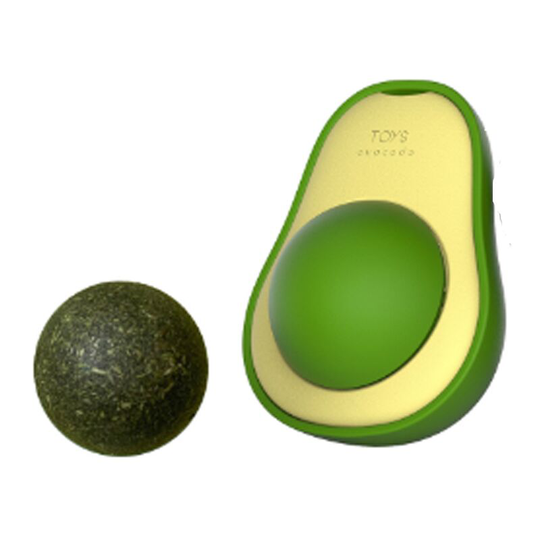 Avocado Catnip Ball Edible Toys for Cats Licking Teeth Teeth Cleaning Dental Cat