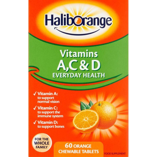 Haliborange Kids A, C and D Orange tablets 60