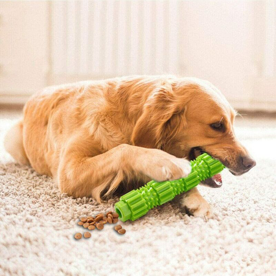 Dog Chew Toy Pet Chew Toy Anti Bite Toy Puppy Toy Play iq Toothbrush Green l.