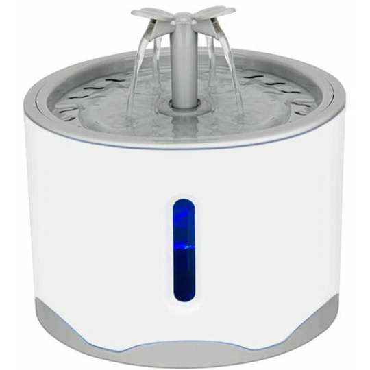 2021 New 2.6L Cat Drinking Fountain Electric Water Dispenser Circulating Filtration Safety Feeder Bowl for Pets Cats