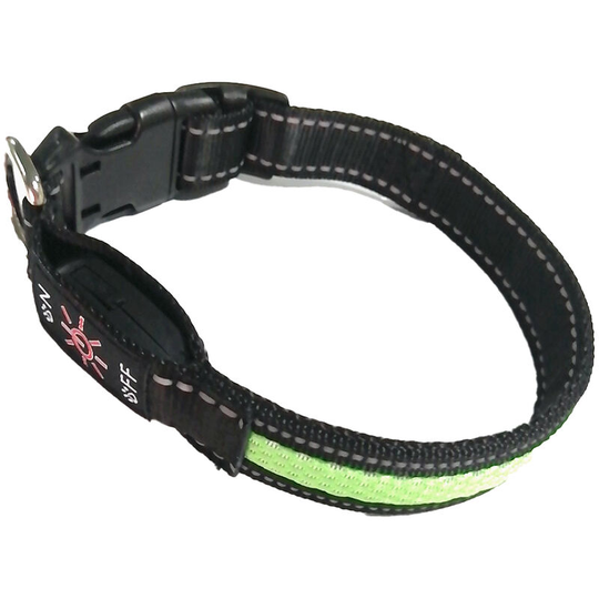 Adjustable Usb Rechargeable Light Emitting Collars For Pets, Small Dogs And Cats