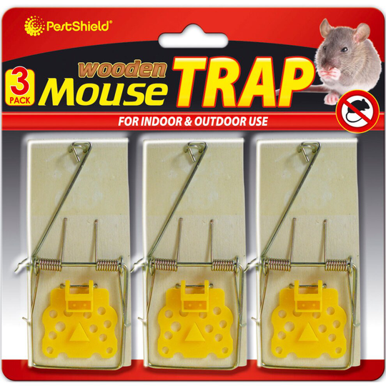 Wooden mouse trap