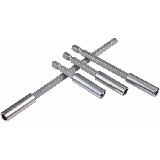 Monly - 4 Pack Magnetic Drill Holder Extension 2-4'-6', 1/4 ± Hex Shank Heavy Duty Quick Change - Screws, Nuts, Drills, Hand Drivers, Boxes &