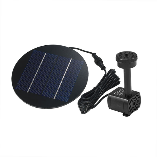 Solar Panel Solar Powered Fountain 9V 1.8W Submersible Brushless Water Pump Kit for Bird Bath Pond Pull Garden