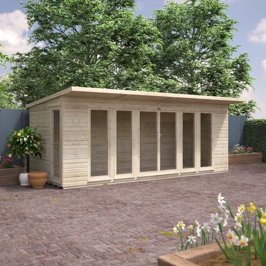 8 x 19.5 Ft. Shiplap Summer House