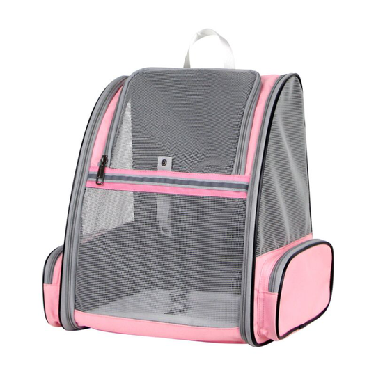 Dog Backpack Small Pet Backpack Cat dog puppies Comfortable Backpack for Cat Travel Backpack Travel Outdoor Camping Approved Air Bag Pink