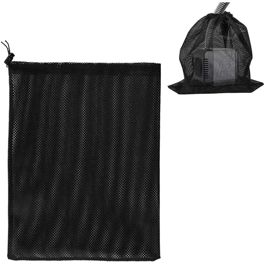 Pump bag, pump filter mesh bag, pond pump filter bag, pump mesh bag, household water pump filter accessories (41 * 31cm, black) SOEKAVIA