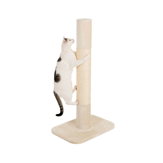 (Cream) Jumbo XXL Cat Scratching Post Tall