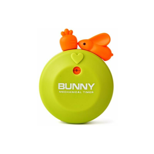 Mechanical Kitchen Cooking Countdown Timer Baking Alarm Clock Green Rabbit