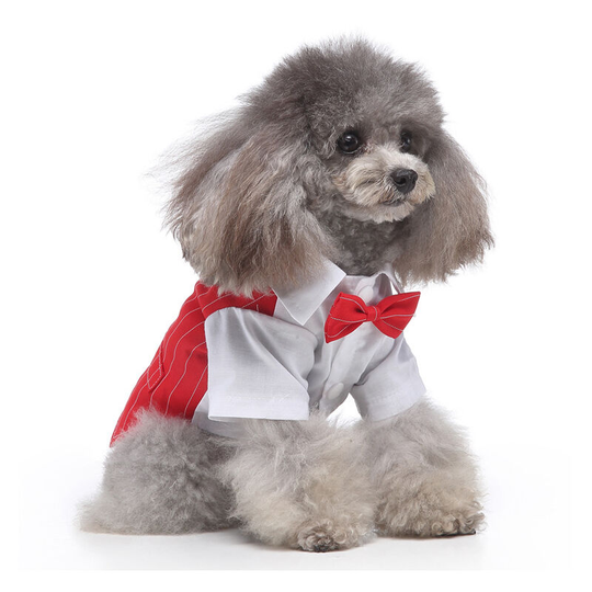 Pet Clothes Dog Costumes, Pet Dresses, Striped Tuxedos, Size m - Muff