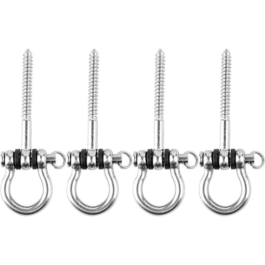 Naxunnn - 900KG Load Capacity Swing Hook, Hanging Hook with Screws for Yoga Swing Hammock Rope Chair Sandbag Punching Bag Veranda Swing Kit,4 Pieces