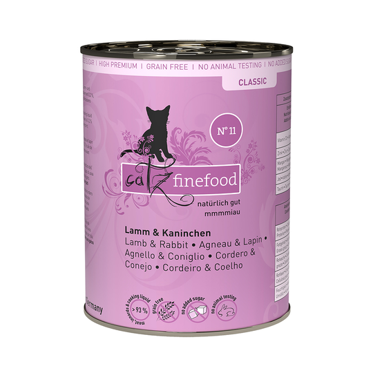 catz finefood Can 6 x 400g - Lamb & Rabbit