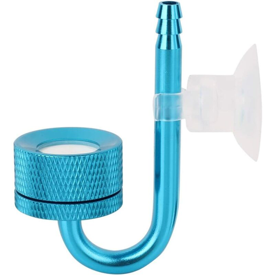 Aquarium Atomizer Diffuser System, Aquarium CO2 Diffuser Carbon Dioxide Water Reactor Water Seedlings Aquarium Fish Water Tank Plant Water (Blue)