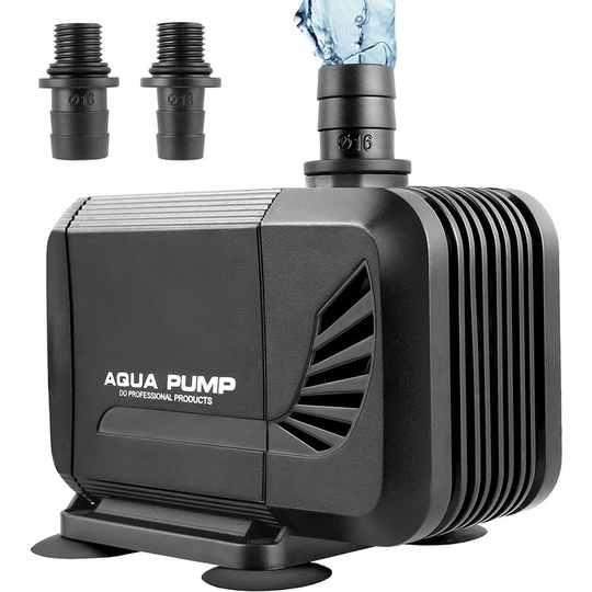 Perle Rare - 15W Submersible Water Pump 1500L/H Mini Silent Pump Aquarium Pump 13/16mm Delivery Height 1.6m Amphibious Water Pump for Pond Fish Tank