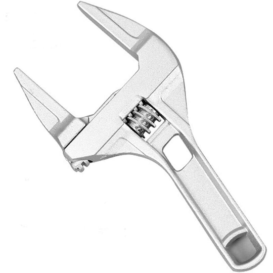 Adjustable Wrench Large Opening Bathroom Key Wrenches Wide Jaw 16-68mm Aluminum Alloy Key Wrenches Shank Plumber Hand Tool
