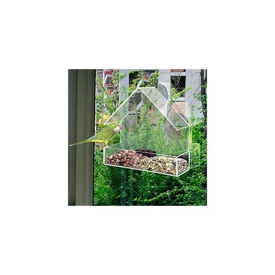 Redwood Leisure Perspex Window Bird Feeder Outdoors Garden Wildlife