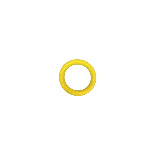Aougo - Dog Fitness Ring, Dog Bite Ring, Dog Agility Exercise Equipment, Interactive Tug of War Training Ring for Small and Dogs (Yellow)