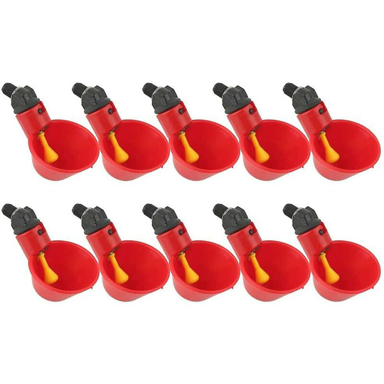 Chicken Waterer, 10 Pcs Automatic Chicken House Automatic Chicken Waterers