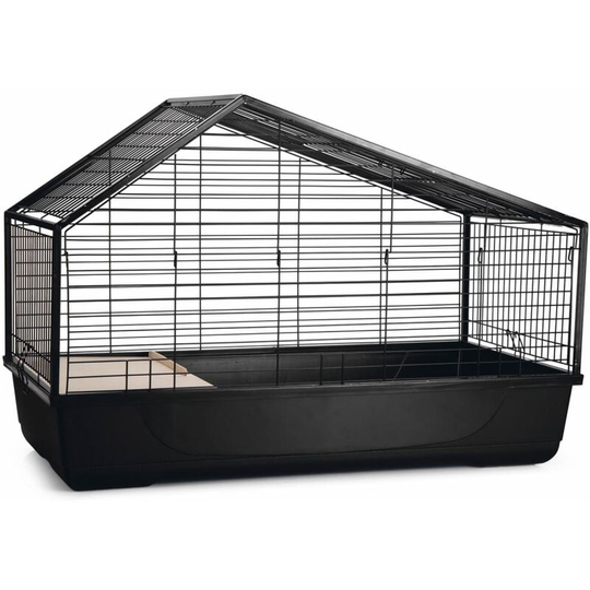 Beeztees - Indoor Rabbit Cage Desi 100x52x68 cm Black Black