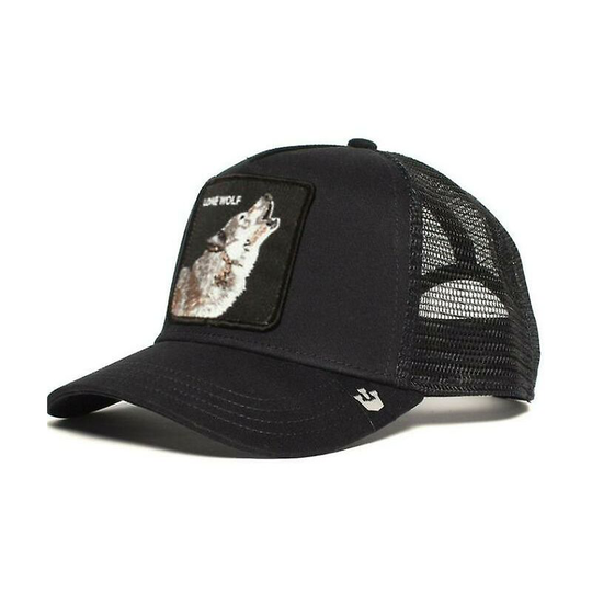 Panther Mesh Cap Summer Baseball Cap Trucker CapLONE wolf Black Thsinde