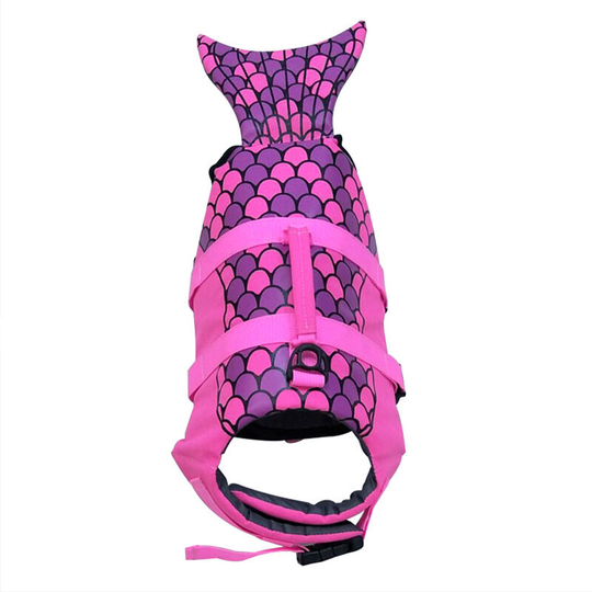 Mermaid style dog life jacket suitable for small and medium dogs (l)
