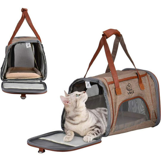 Collapsible Dog Bag, Cat Bag, Pet Bag, Portable Oxford Cloth Pet Bag, Suitable For Dog Or Cat, Suitable For Travel - Langray