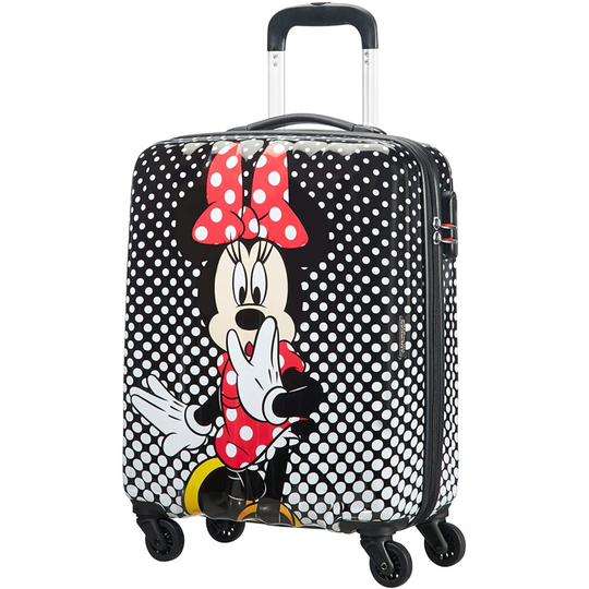 American Tourister Disney Legends - Spinner S - Children's Hand Luggage, 55 cm, 36 L, Multicolour (Minnie Mouse Polka Dot)