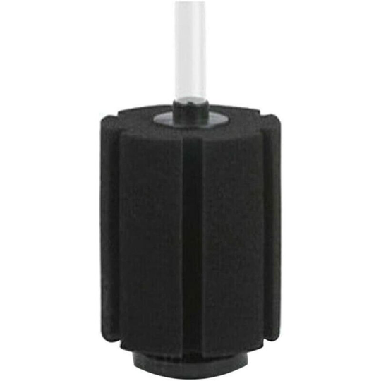 Aquarium Sponge Filter Compact Biochemical Foam Air Pump Oxygen Strainer for Fish Tank (16 * 8 * 6.3cm)