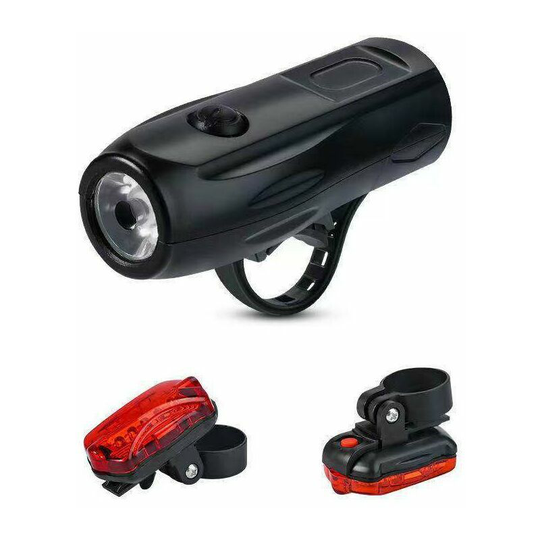 Joorrt - Front and Rear Bike Lights, 8+12 Lighting Modes IPX6 Waterproof led Bike Light, usb Rechargeable Bike Lights for Cycling mtb, Trekking,