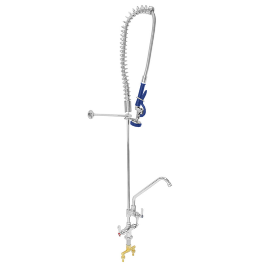 Pre-Rinse Spray Tap, Pull Out Commercial Kitchen Sink Mixer Mounted
