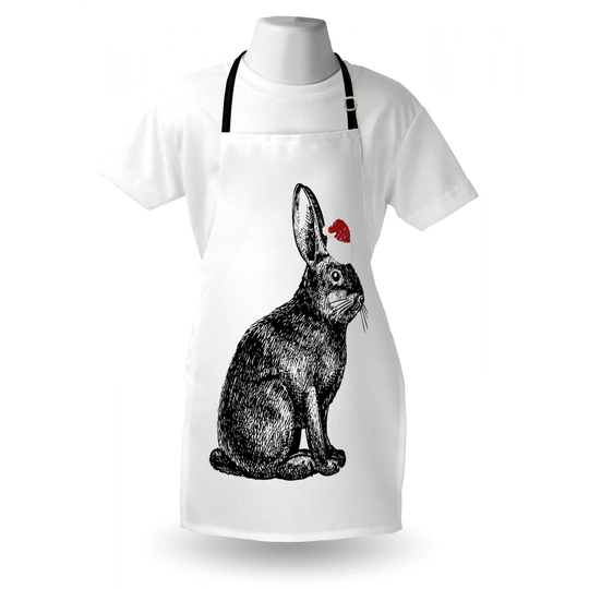 Rabbit Silhouette Apron