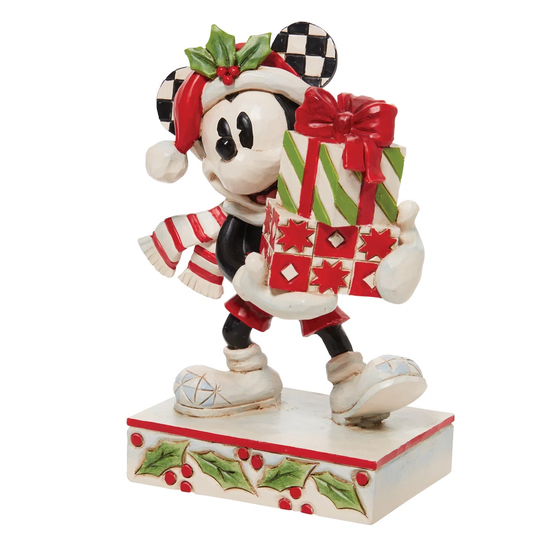 Disney Traditions Mickey Mouse with Presents Figurine