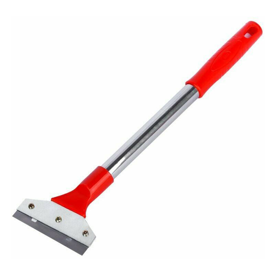 Monly - 1 Piece Wallpaper Scraper, Wallpaper Remover, 38cm Scraper, Glass Scraper, Ceramic Scraper, Paint Scraper with Rubber Handle, Floor Scraper