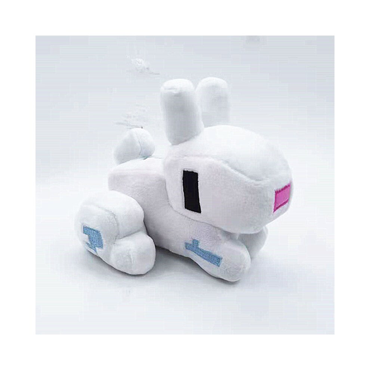 (White Rabbit) Minecraft Plush Toy Children Doll