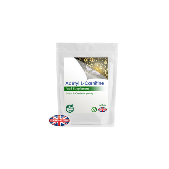 Acetyl L-Carnitine - 60 x 500mg Tablets - Boost Recovery, UK (V)