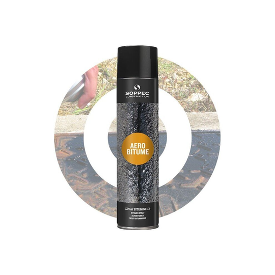 Soppec Bitumen Cold Joint Sealer Aerosol 600ml tack coat Tarmac & Gutter Sealer
