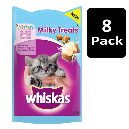 WHISKAS Kitten Milky Treats 8x55g