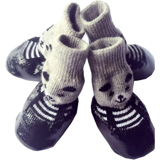 Anti-Slip Socks for Dogs and Cats - Protect Pet's Paws and Indoor Floors, with Rubber Pads, Suitable for Small or Large Dogs and Cats